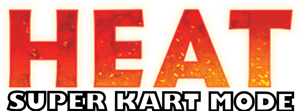 HEAT Super Kart Mode logo. 